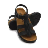 Leon Comfort 6300 fekete női szandál