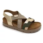 Leon Comfort 6301 arany női szandál