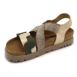 Leon Comfort 6301 arany női szandál