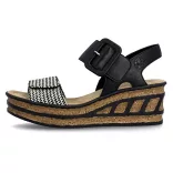 Rieker 68172-00 női szandál