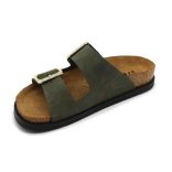 Leon Comfort 7010 zold női papucs