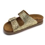 Leon Comfort 7011 arany női papucs