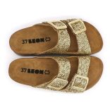 Leon Comfort 7011 arany női papucs