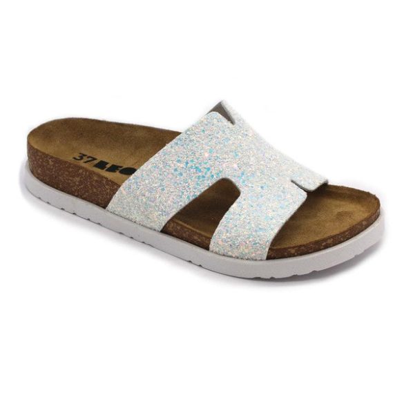 Leon Comfort 7030 feher női papucs