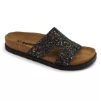 Leon Comfort 7030 fekete női papucs