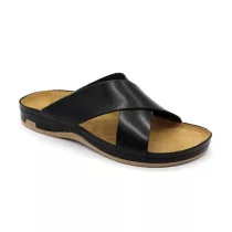 Leon Comfort 705 Fekete férfi papucs