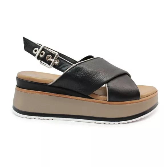 Inuovo 774012 Black női szandál