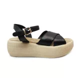 Inuovo 817005 Black női szandál