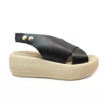 Inuovo 817008 Black női szandál