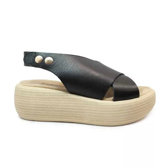 Inuovo 817008 Black női szandál