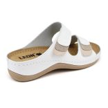 Leon Comfort 904 Fehér női papucs