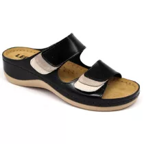 Leon Comfort 904 Fekete női papucs