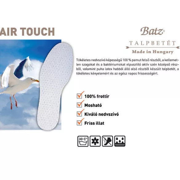 Batz talp betét 905 Air Touch unisex Talpbetét