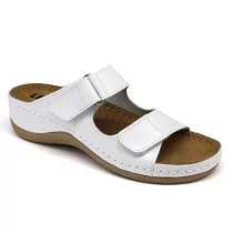 Leon Comfort 905 Fehér női papucs