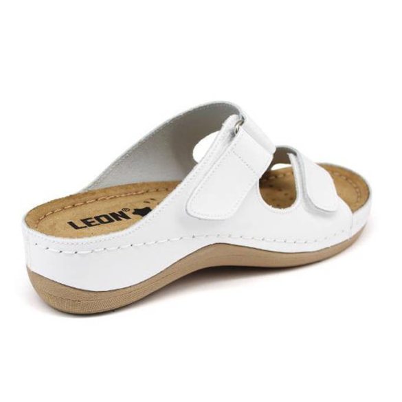 Leon Comfort 905 Fehér női papucs
