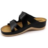 Leon Comfort 906 Fekete női papucs