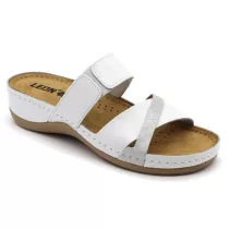 Leon Comfort 909 White női papucs