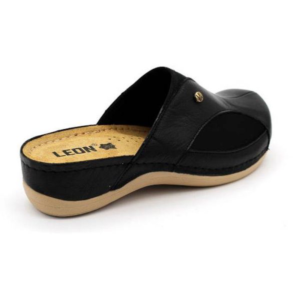 Leon Comfort 912 Fekete női papucs