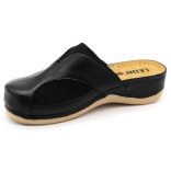 Leon Comfort 912 Fekete női papucs