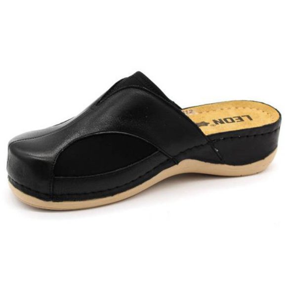 Leon Comfort 912 Fekete női papucs