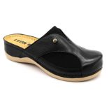 Leon Comfort 912 Fekete női papucs