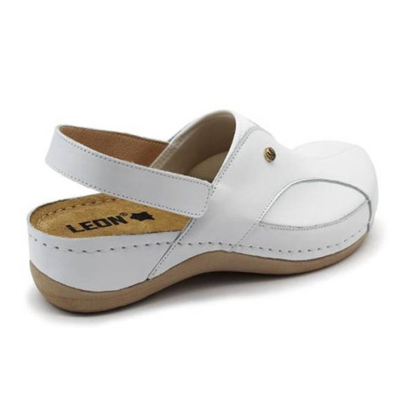 Leon Comfort 913 Fehér női szandál