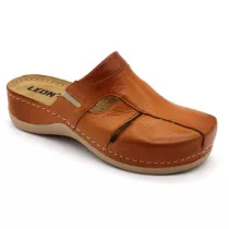 Leon Comfort 925 Barna női papucs