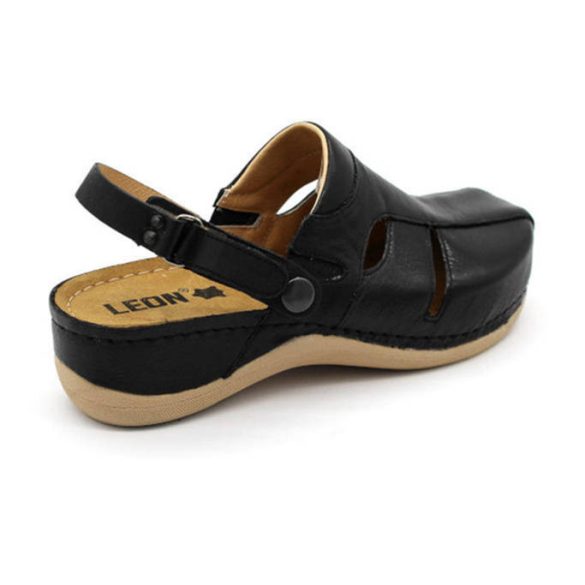Leon Comfort 926 Fekete női papucs