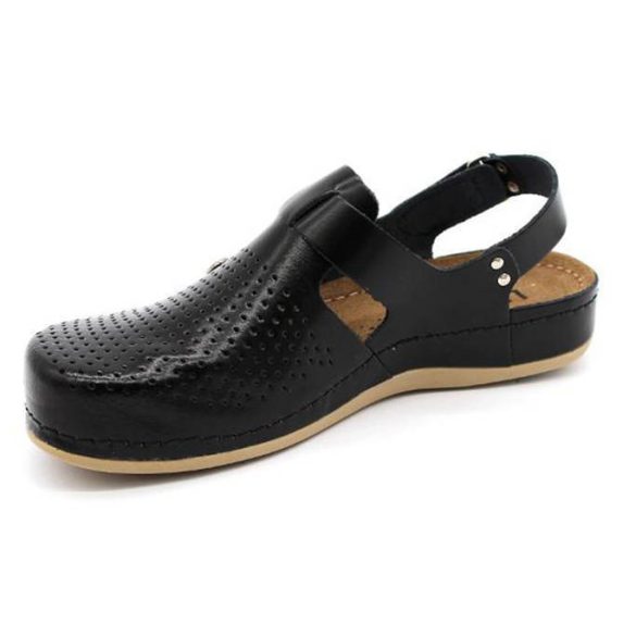 Leon Comfort 951 Fekete női szandál