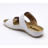 Leon Comfort 952 White/Brown női papucs