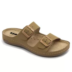Leon Comfort 955 Bezs női papucs