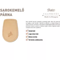 Batz talp betét 955 Sarokemelő párna unisex Talpbetét