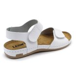 Leon Comfort 963 Fehér női szandál