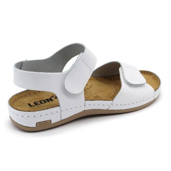 Leon Comfort 963 Fehér női szandál