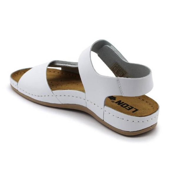 Leon Comfort 963 Fehér női szandál