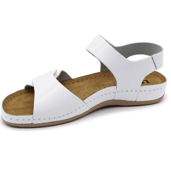 Leon Comfort 963 Fehér női szandál