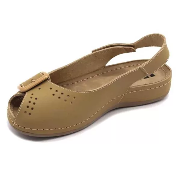 Leon Comfort 968 bezs női szandál