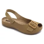 Leon Comfort 968 bezs női szandál