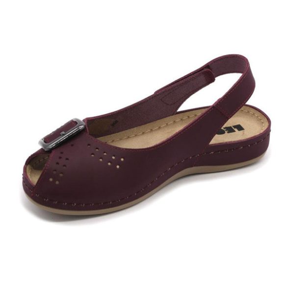 Leon Comfort 968 bordo női szandál