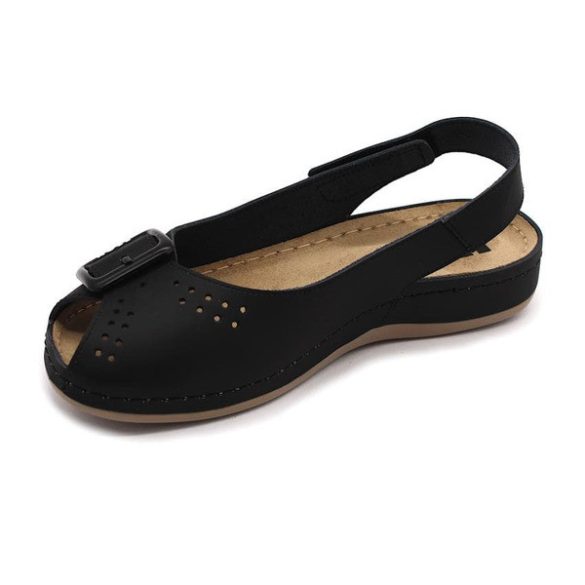 Leon Comfort 968 fekete női szandál