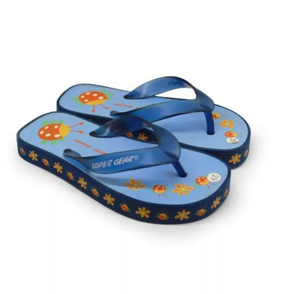 Kiárusítás Super Gear - A2528-blue gyerek papucs