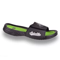 Kiárusítás Super Gear - A8786 black-green gyerek papucs