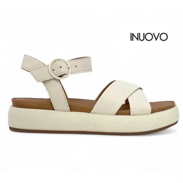 Inuovo A96004 Crema női szandál