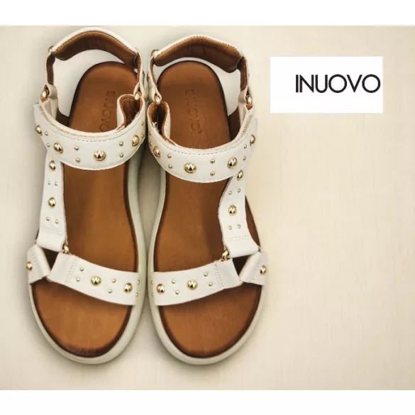 Inuovo A96044 Crema női szandál