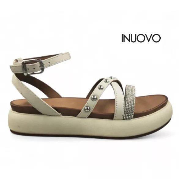 Inuovo A96052 Crema női szandál