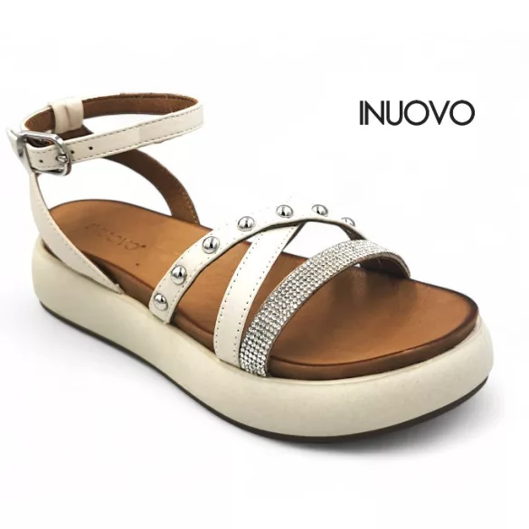 Inuovo A96052 Crema női szandál