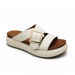 Inuovo A96065 Crema női papucs