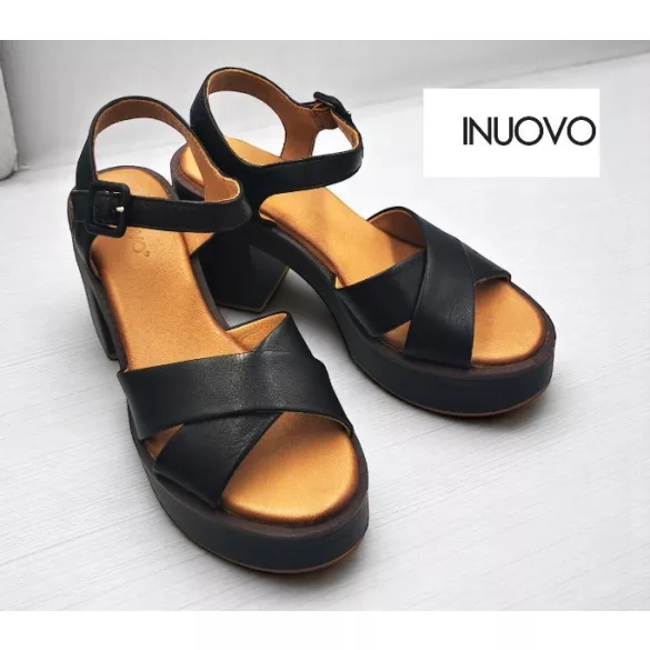 Inuovo A97001 Black női szandál