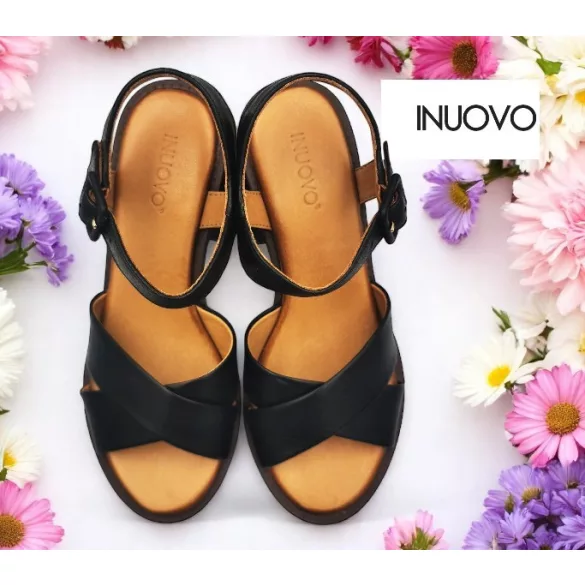 Inuovo A97001 Black női szandál