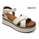 Inuovo A98018 Crema női szandál